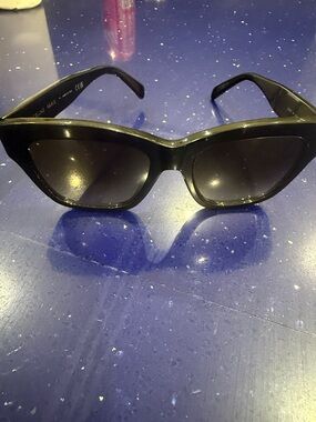 Celine Black Cat-Eye Women's Sunglasses